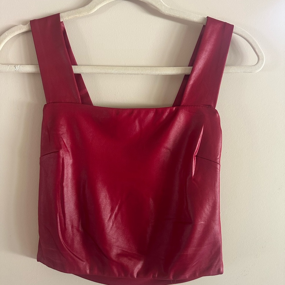 Bold Red Tank Top